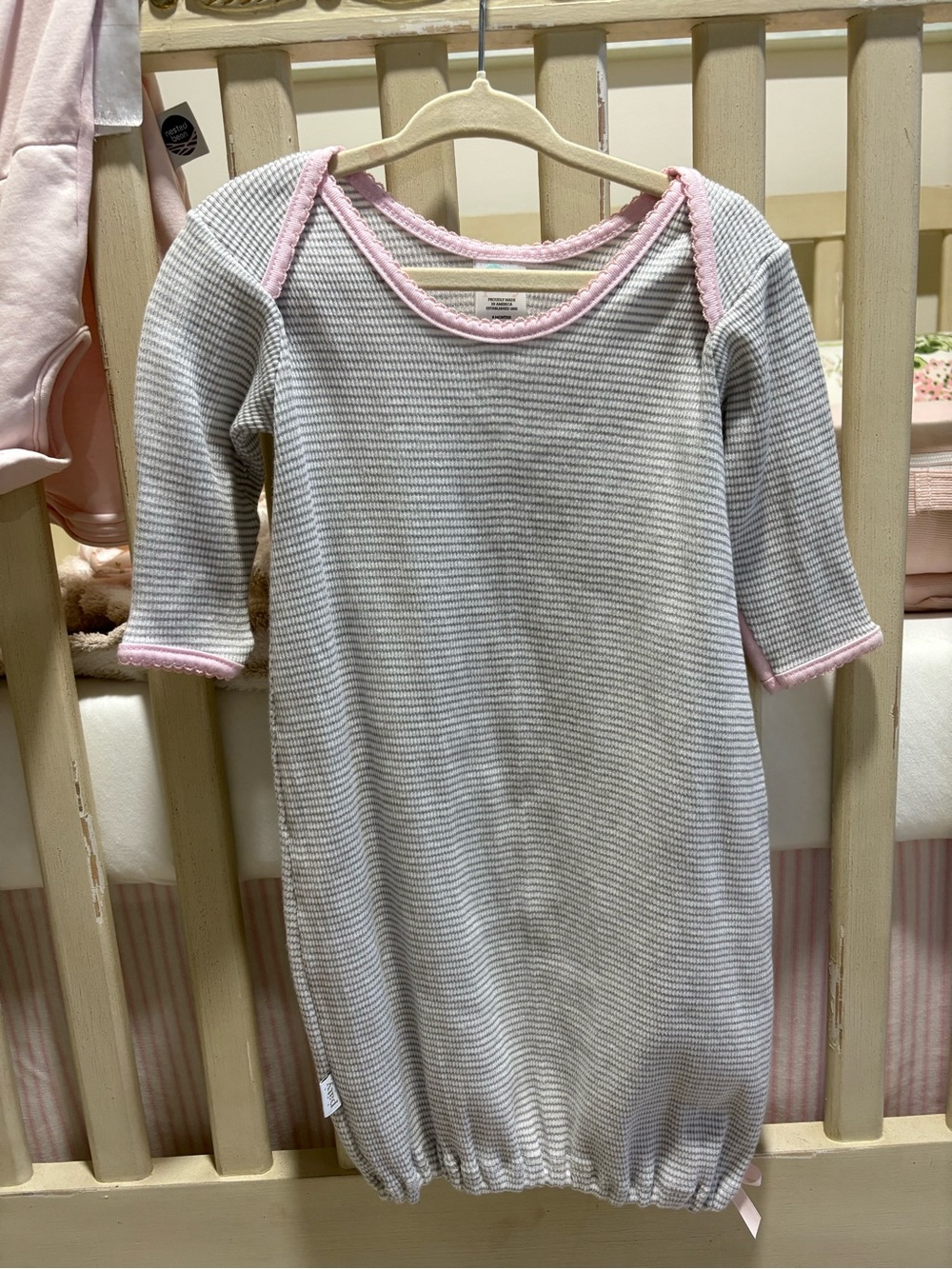 Paty gray and pink gown